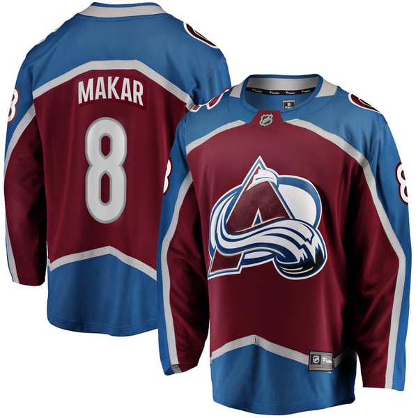 Cale Makar Colorado Avalanche Fanatics Home Breakaway Player Jersey - Maroon - Image 1