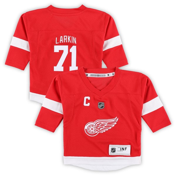 Infant Detroit Red Wings Dylan Larkin Red Replica Player Jersey - Image 1