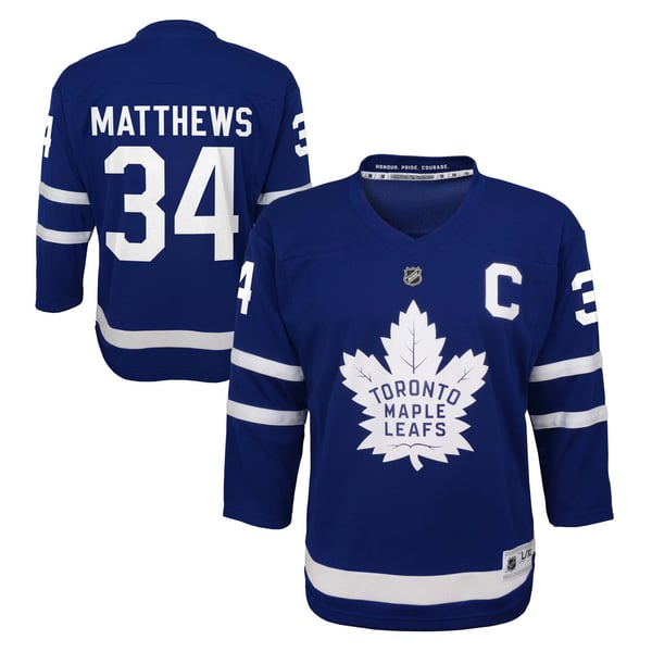Infant Toronto Maple Leafs Auston Matthews Outerstuff Royal Alternate Replica Jersey - Image 2