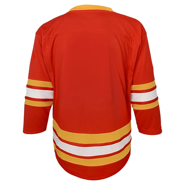 Infant Calgary Flames Red Replica Jersey - Image 4
