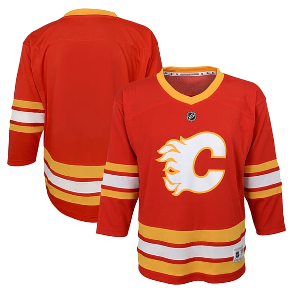 Infant Calgary Flames Red Replica Jersey - Image 1