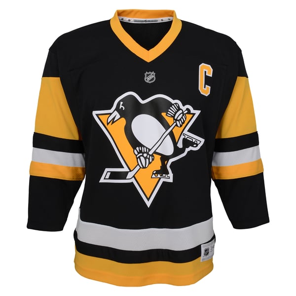 Infant Pittsburgh Penguins Sidney Crosby Black Replica Player Jersey - Image 3
