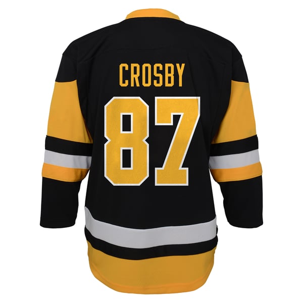 Infant Pittsburgh Penguins Sidney Crosby Black Replica Player Jersey - Image 4