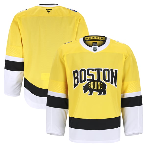 Men's Boston Bruins  Fanatics Gold 2026 NHL Stadium Series Authentic Pro Jersey