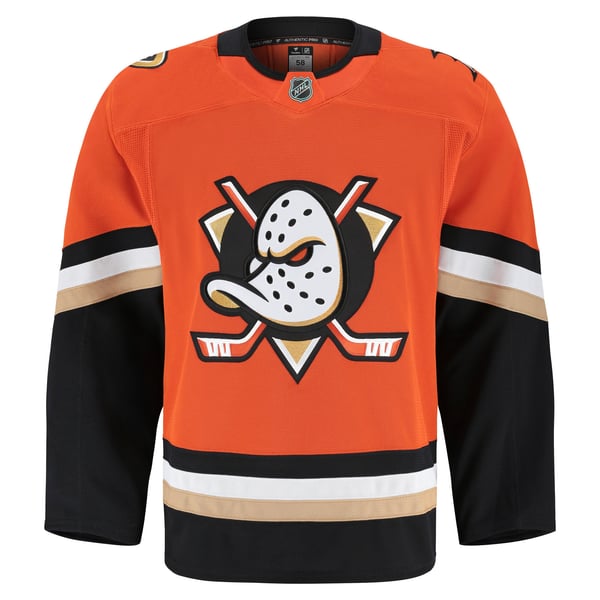 Men's Anaheim Ducks Fanatics Orange Home Authentic Pro Jersey