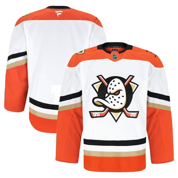 Men's Anaheim Ducks Fanatics White Away Authentic Pro Jersey