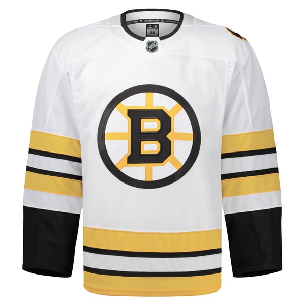 Men's Boston Bruins  Fanatics White Away Authentic Pro Jersey