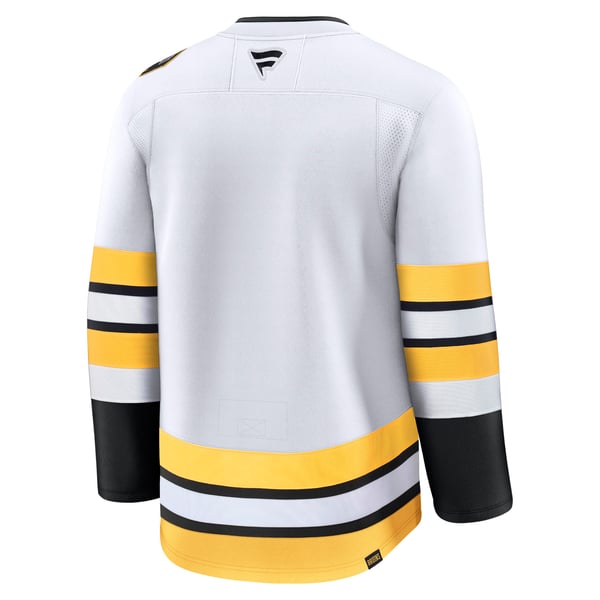 Men's Boston Bruins  Fanatics White Away Premium Jersey
